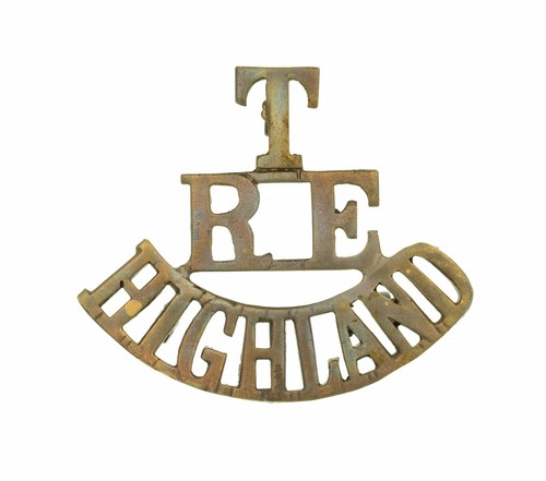 Highland shoulder title - r.e,