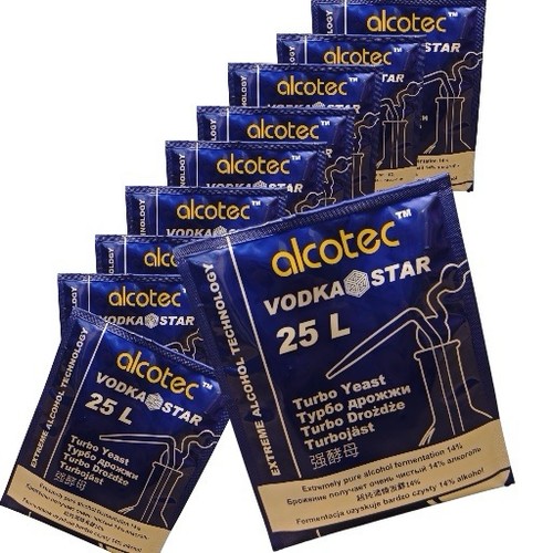 10x alcotec vodka star turbo - alcotec,