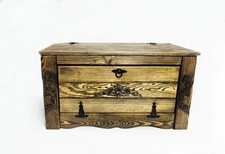 Wooden vintage shoe - vintage, box