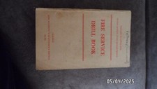 Vintage 1968 Fire Service Drill Book Home Office Training Manual