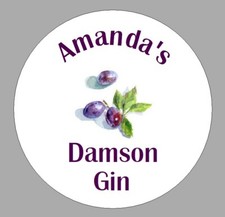 Small Circular Damson Gin