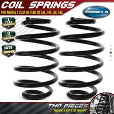 2x New Coil Springs Rear for