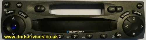 Blaupunkt detachable fascia - blaupunkt,