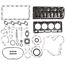New Complete Cylinder Head Kit w/ Valves for Kubota V1505 Engine Tractor B3300S