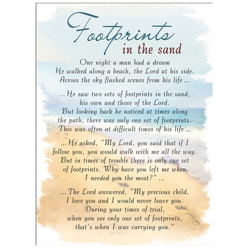 Footprints the sand - footprints,