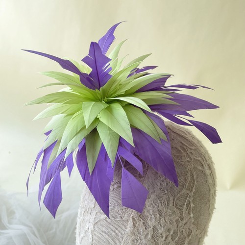 Handmade goose feather - feather, flower