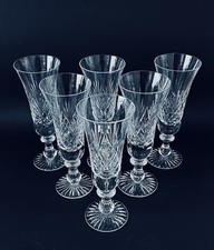 Cumbria Crystal Langdale Six Champagne Flutes