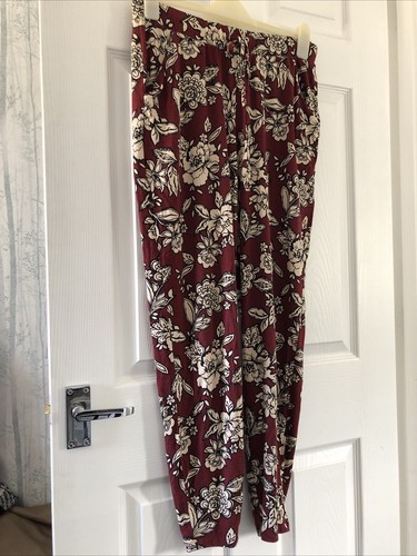 Ladies burgundy patterned - burgundy,
