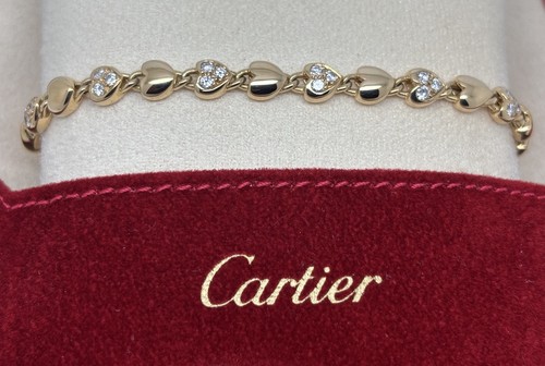 Cartier diamond bracelet solid - cartier,