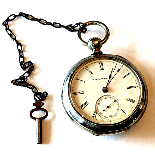 Antique vintage hampden watch - vintage,