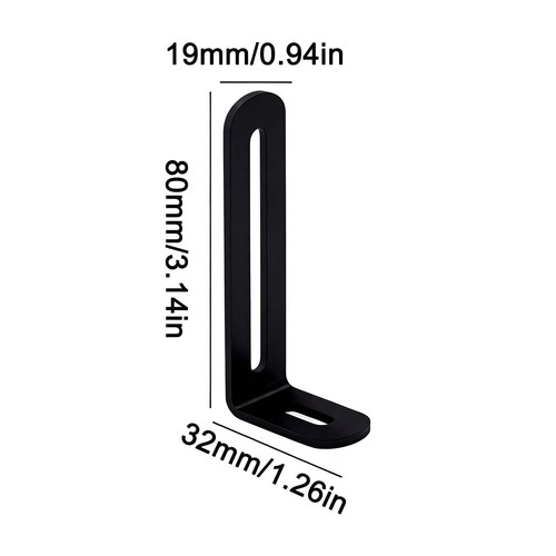 Stainless steel bracket - steel, l