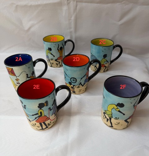 Mugs blue top all colours - blue,