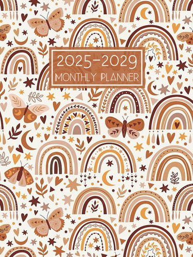 2025 2029 monthly planner - 2025-2029,