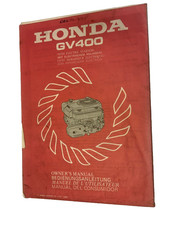 honda GV400 (with electric