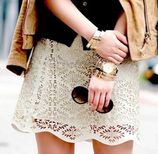 Zara woman short skirt faux - woman,