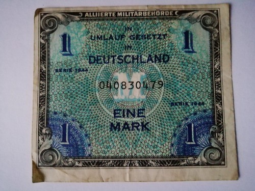 Ww2 german one mark - mark, 1944