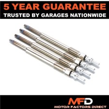 4x Diesel Heater Glow Plugs