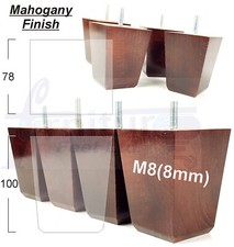 4x Sofa Furniture Legs Soild