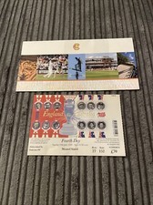 2009 ENGLAND V AUSTRALIA ASHES 2ND TEST @ LORDS DAY 4 TICKET & HOLDER CRICKET