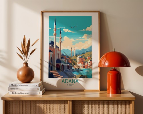 Adana turkey travel print - travel,