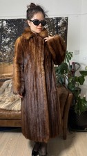 Caramel Real Fur Coat Natural