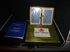 Playing Cards Game Double Deck Canasta Set Pack Of Vintage Original ra