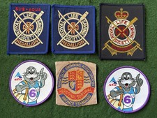 6 - Old Swimming Related Cloth Patches Badges.