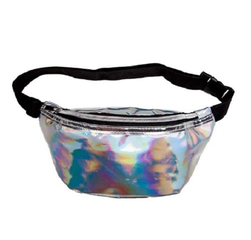Bum bag holographic silver - bag,