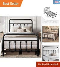 Vintage Iron Single Bed Frame