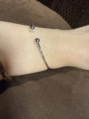 925 silver torque ball bangle - torque,