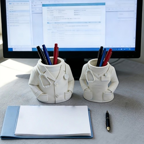 Doctor and nurse figure - and,