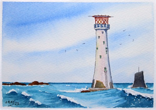 Original watercolour - an,