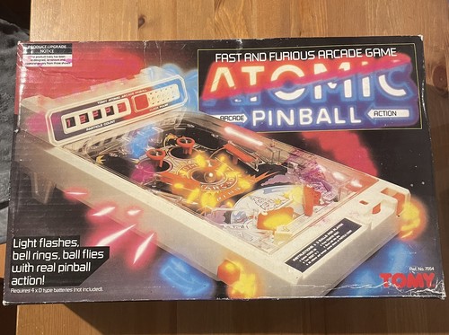 Vintage tomy atomic pinball - tomy,
