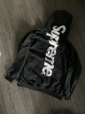 Supreme  Black Hoodie Size