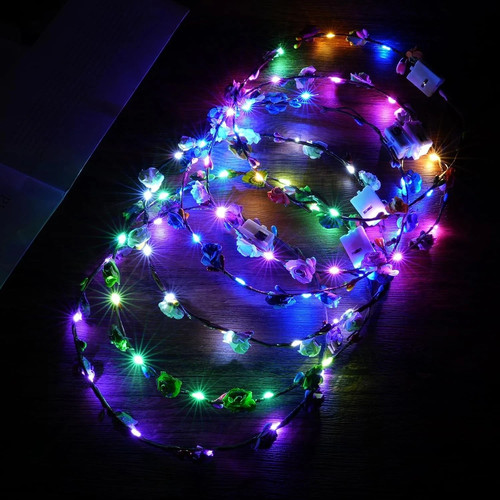 Uraqt led flower - headband,