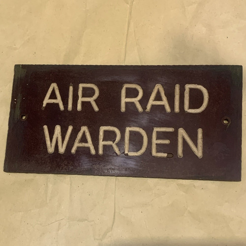Air raid warden badge wwii - badge,