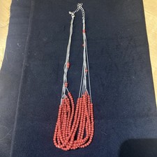 Lovely Laura Ashley Red Beaded