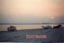 PHOTO  SUNSET WITH BOATS FROM