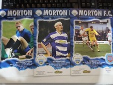 Greenock Morton programmes 1996-2019 *choose from list*