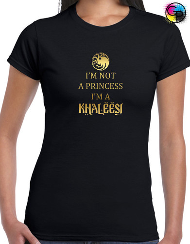 Not princess gold print - a,