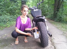 Cafe Racer Custom Vertical