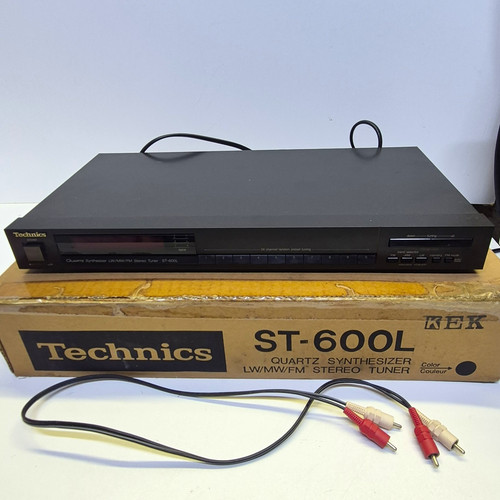 Boxed vintage technics 600l - boxed, st-600l