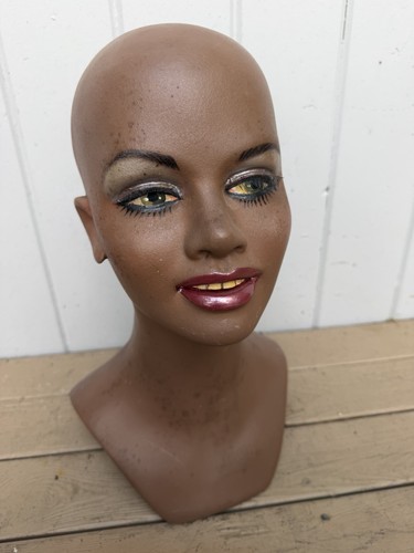 Vtg female mannequin head - vtg,