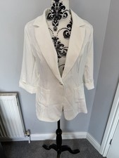 Shein Size 12 White Blazer