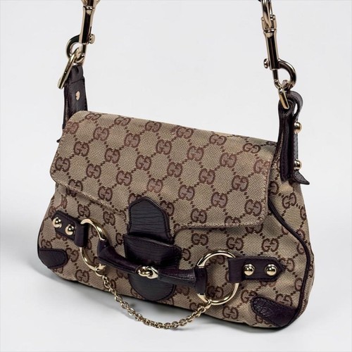 Gucci horsebit canvas one - gucci, gg