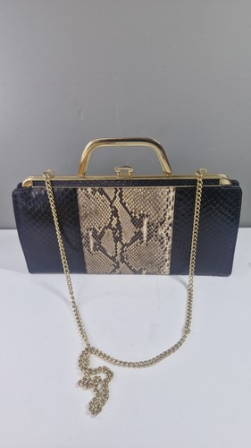 Vintage snakeskin leather - snakeskin,