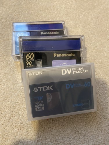 Minidv tapes panasonic and - panasonic,