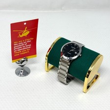 Men's Accurist Diamond Stainless Steel Watch Bracelet UNTESTED/SPARES    #10  J9