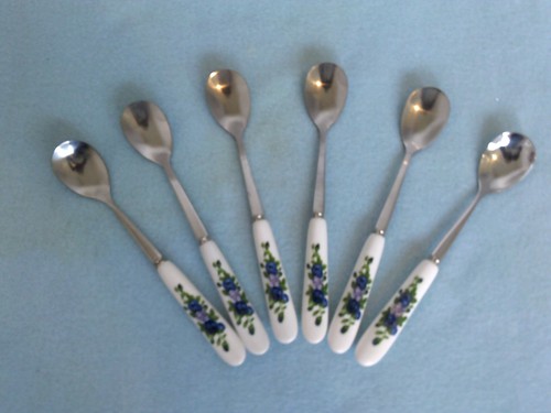 Tea spoons new in - , 6