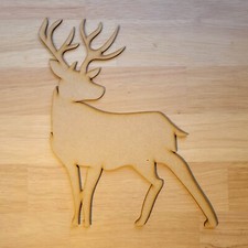 Wooden MDF Stag Deer Shapes